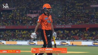 IPL 2026 M27: SRH vs CSK - Salil Arora Wicket