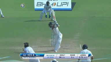 IND vs SL 2017, 1st Test Day 5: Virat Kohli Six