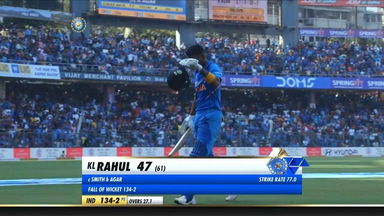 IND vs AUS 2020, 1st ODI: KL Rahul Wicket