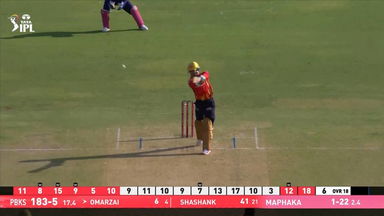 IPL 2025 M59: RR vs PBKS - Azmatullah Omarzai Six