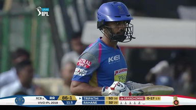 Opener Rahul Tripathi notches 80* (58)