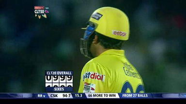M21: RR vs CSK –  Ravichandran Ashwin Six