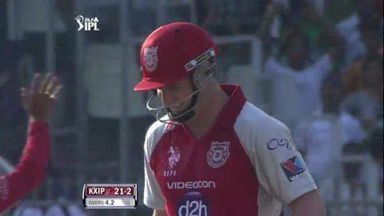 Match 17 KKR vs KXIP – Marsh's Wicket