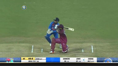 IND vs WI 2019, 2nd T20I: Evin Lewis Six