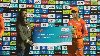 Match 6, Gujarat Giants vs Royal Challengers Bangalore, Player Of The Match: Sophia Dunkley