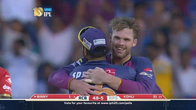M34: RPS vs RCB  – Fall Of Wickets