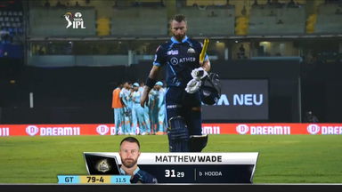 M04: GT vs LSG – Matthew Wade Wicket