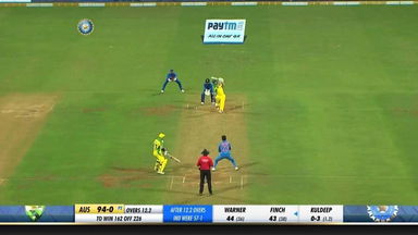 IND vs AUS 2020, 1st ODI: Aaron Finch Six