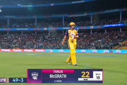 M02 - RCB vs UPW: Tahlia McGrath Wicket