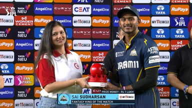 IPL 2025 M09: GT vs MI - My11Circle Fantasy King of The Match - Sai Sudharsan