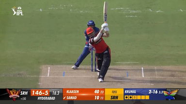 M58: SRH vs LSG –  Abdul Samad  Six
