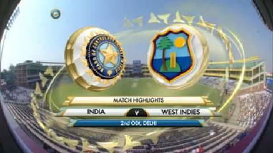 2ND ODI: IND vs WI  –   Highlights