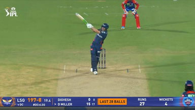 IPL 2025 M04: DC vs LSG - David Miller Six