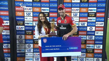 M28: KXIP vs RCB – Man of the Match – AB de Villiers