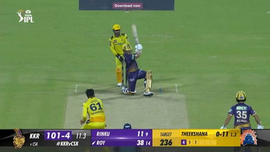 M33: KKR vs CSK – Jason Roy Six
