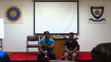 MS Dhoni's interaction at National Cricket Academy