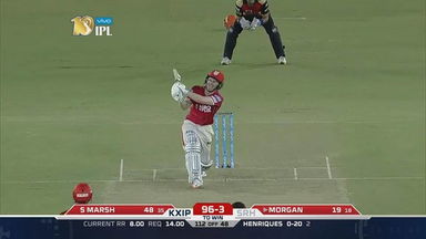 M33: KXIP vs SRH – Eoin Morgan Six