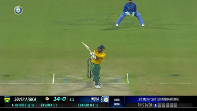 IND vs SA 2022, 3RD T20I: Quinton De Kock  Six