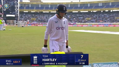 IND vs ENG 2024, 4TH Test: Tom Hartley Wicket