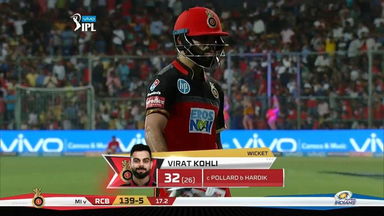 M31: RCB vs MI – Virat Kohli Wicket