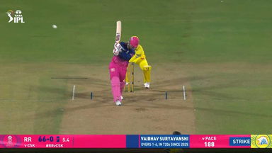 IPL 2026 M03: RR vs CSK - Vaibhav Sooryavanshi Six