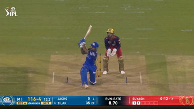 IPL 2026 M54: RCB vs MI - Tilak Varma Six