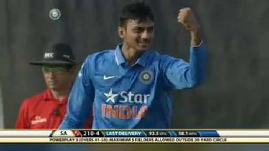 3RD ODI: IND vs SA – AB de Villiers Wicket