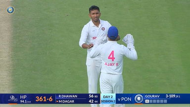 Ranji Trophy 2024/25, Himachal Pradesh vs Pondicherry: Gourav Yadav spearheads Pondicherry's fight
