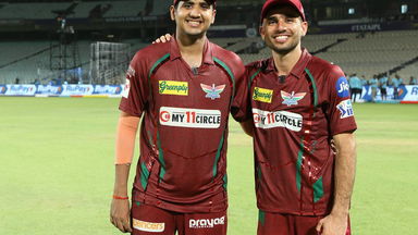 Celebrating LSG's march to the Playoffs with Yash Thakur & Ravi Bishnoi