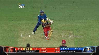 M39: RCB vs MI – K.S Bharat Six