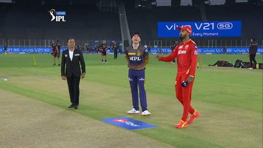 M21: PBKS vs KKR  – Toss