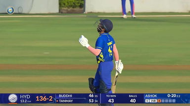 SMAT 2025, Hyderabad vs Rajasthan: Tanmay Agarwal leads Hyderabad's chase with 73(41)