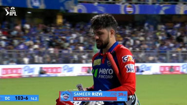 IPL 2025 M63: MI vs DC - Sameer Rizvi Wicket