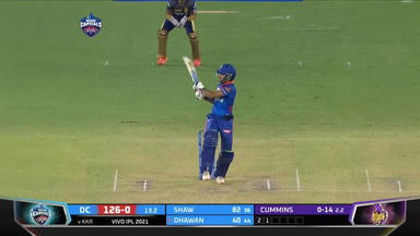M25: DC vs KKR – Shikhar Dhawan Six