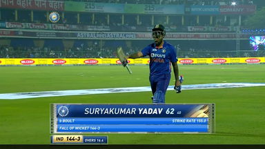 IND vs NZ 2021, 1ST T20I : Suryakumar Yadav Wicket