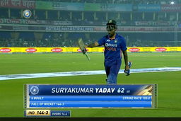 IND vs NZ 2021, 1ST T20I : Suryakumar Yadav Wicket
