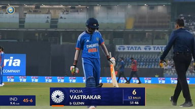 IND-W vs ENG-W 2023, 2ND T20I: Pooja Vastrakar Wicket
