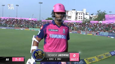 M60: RR vs RCB –  Yashasvi Jaiswal  Wicket