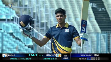 Syed Mushtaq Ali Trophy 2022 QF1 : Shubman Gill's stroke-filled 126-run blitz