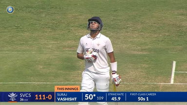 Ranji Trophy 2024/25, Maharashtra vs Services: Suraj Vashisht sets the platform with composed 79(191)