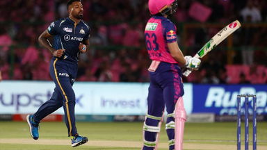 4, 4, OUT: Hardik Pandya wins the battle against Jos Buttler