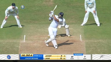 IND vs NZ 2021, 2nd Test, Day 3: Axar Patel Six