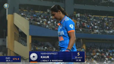 IND-W vs AUS-W 2023-24, 2nd ODI: Harmanpreet Kaur Wicket