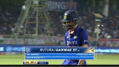 IND vs SA 2022, 3RD T20I: Ruturaj  Gaikwad Wicket