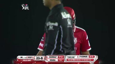 M48: KXIP vs MI – Virender Sehwag Wicket