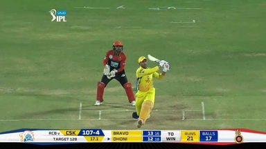 M35: CSK vs RCB – MS Dhoni Six