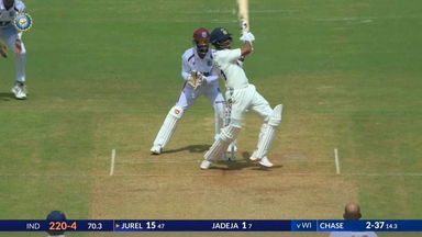IND vs WI 2025, 1st Test: Dhruv Jurel Six