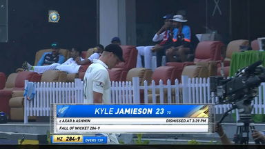IND vs NZ 2021, 1st Test, Day 3: Kyle Jamieson Wicket