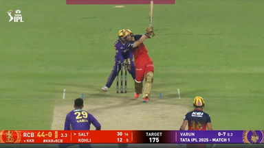 IPL 2025 M01: KKR vs RCB - Phil Salt Six