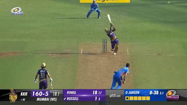 M22: MI vs KKR –  Andre Russell  Six